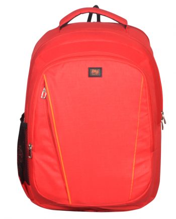 Pearlbags Charlie Medium Water resistant school bag/daypack/college bag/casual Backpack for boys/girls-Red