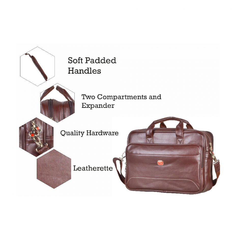 Pb Pearlbags office bags 804 A Leather water Resistant premium for men/women