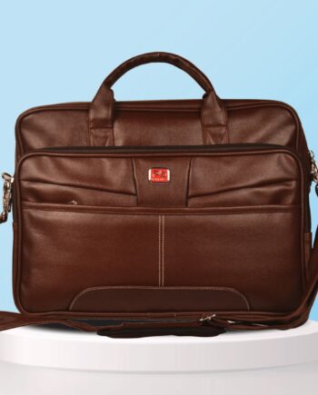 Pearlbags 804 Medium Brown Water resistant office bags/laptop bag/daypack/college bag/casual bag For men and women
