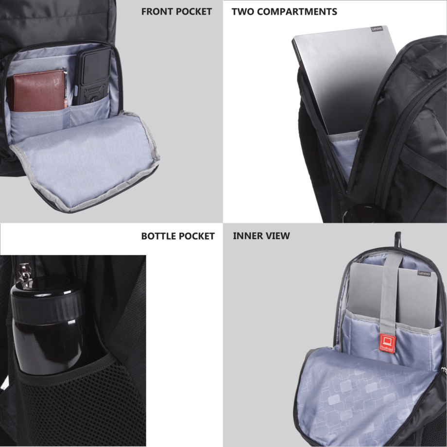 PB Pearlbags Polyester Water Resistant Solid Casual Backpack With 2 Compartment,Laptop Sleeve And Raincover For Boys,Girls,Men And Women|23 Litres