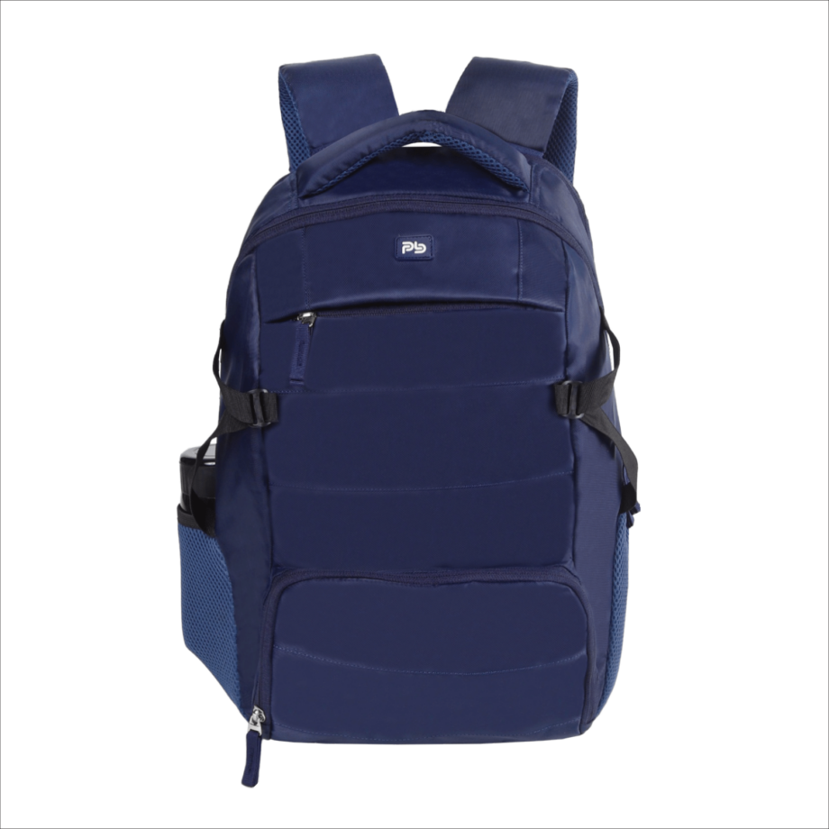 PB Pearlbags Polyester Water Resistant Solid Casual Backpack With 2 Compartment,Laptop Sleeve And Raincover For Boys,Girls,Men And Women|23 Litres