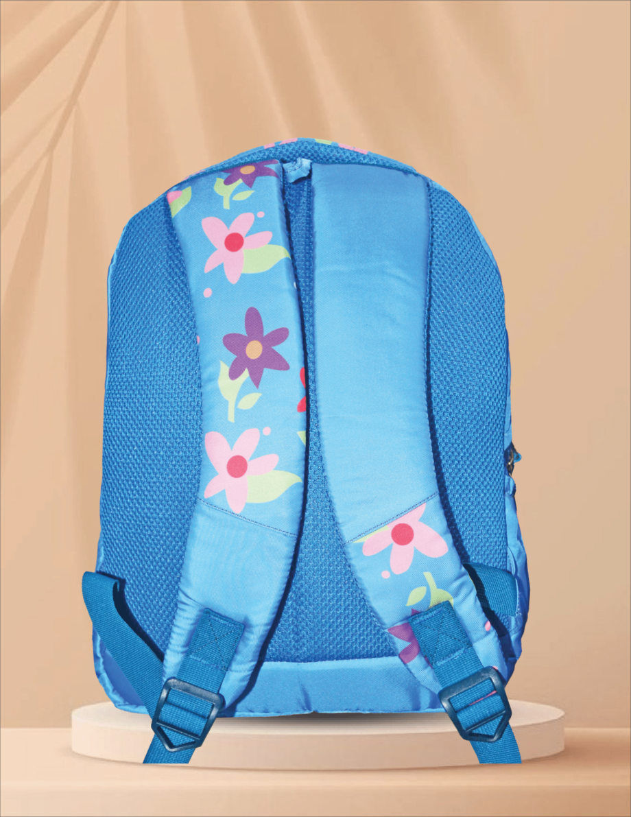 PB Pearlbags Polyester Water Resistant Printed Small Backpack With 3 Compartment For Kids upto 7 Years|10 Litres