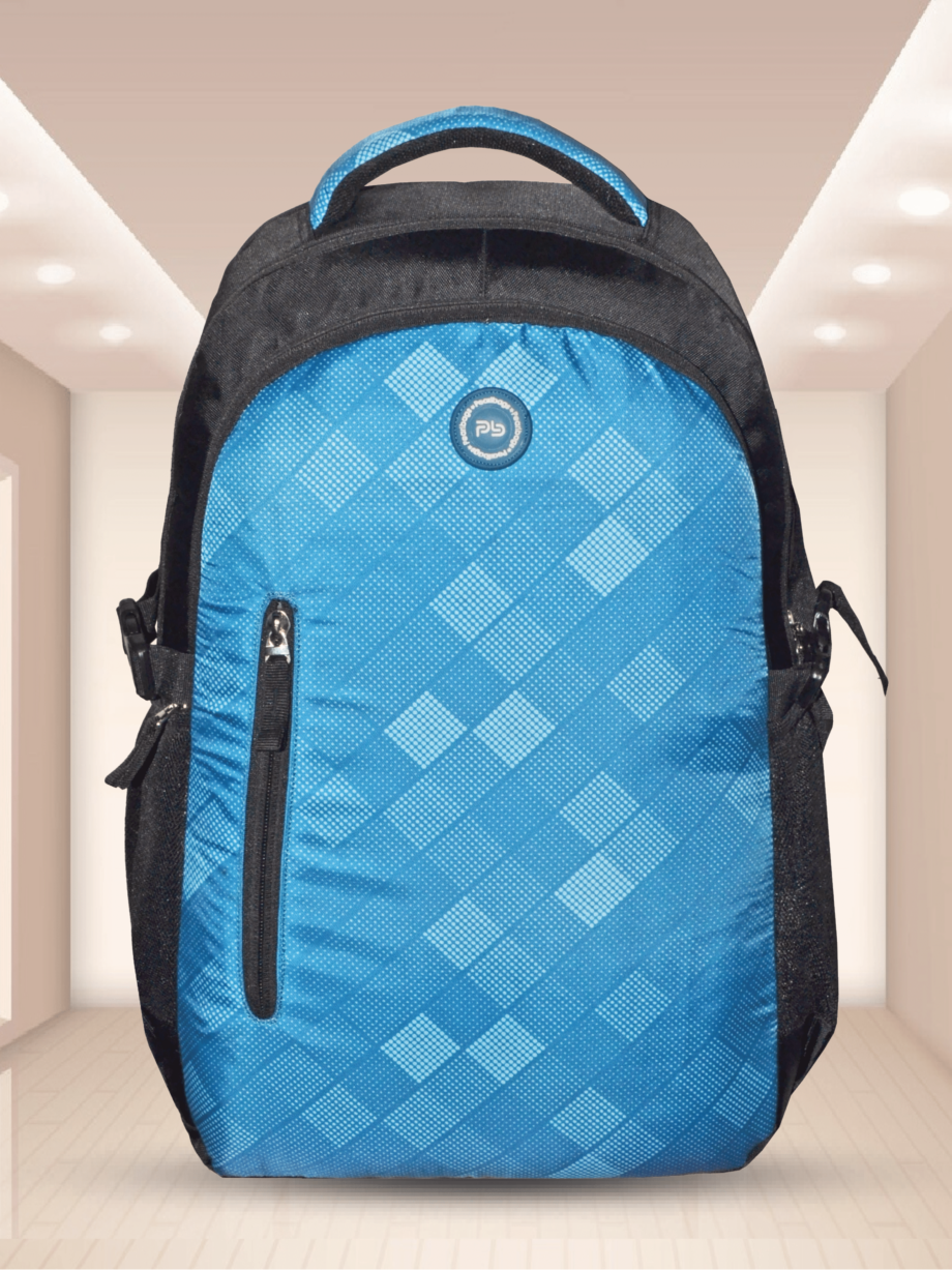 PB Pearlbags Polyester Water Resistant Printed Casual Backpack With 3 Compartment And Laptop Sleeve For Boys,Girls,Men And Women|29 Litres